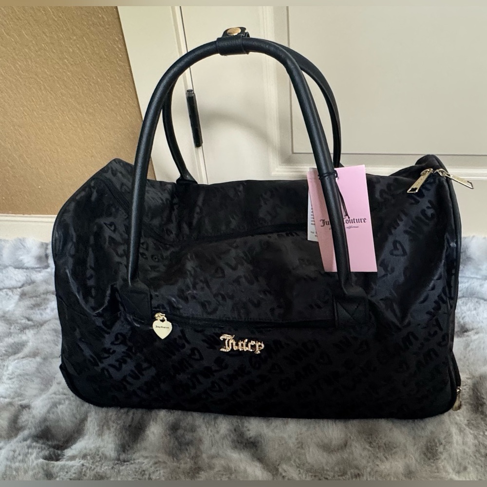 Juicy Couture Black Travel Bags Set - Picture 8 of 13